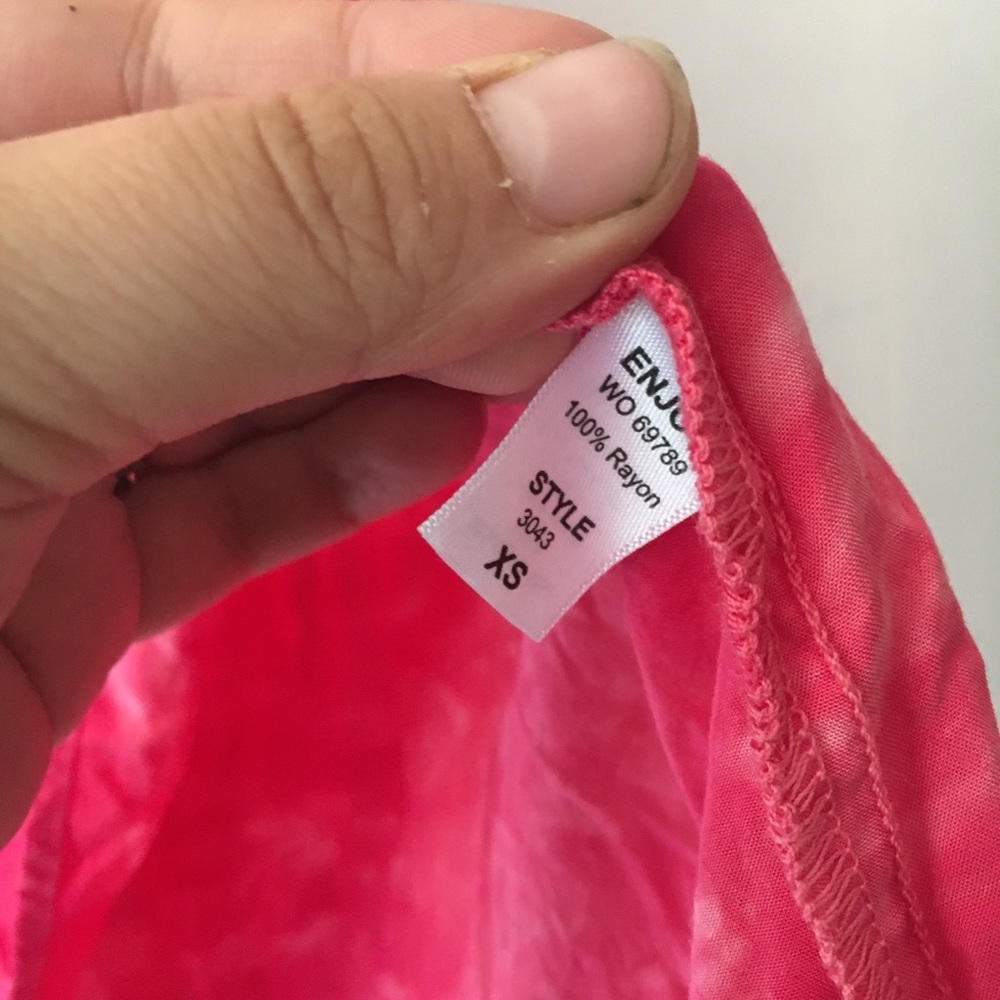 • SOLD // tie dye hot pink michael stars by anthro top • - Picture 5 of 7